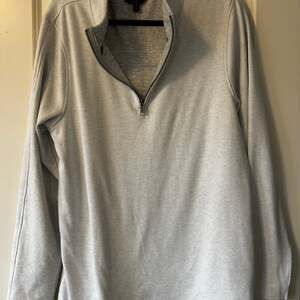 Outpost Makers Men's Heather Gray Quarter-Zip Pullover Sweatshirt Size M